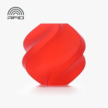 Bambu Lab PLA Translucent - Piros, Tekercs, 1.75mm, 1kg