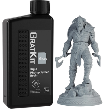 GratKit 8K Rigid (Merev) Photopolymer Resin - Szürke, 0.25kg