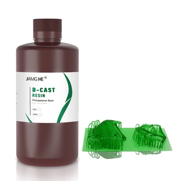 JamgHe Dental Castable Resin - Green (Áttetsző Zöld), 0.5kg