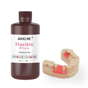 JamgHe Dental Gingiva Rugalmas Fogászati Resin -  Piros, 0.5kg