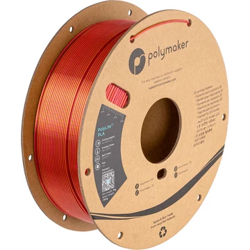 PolyMaker PolyLite PLA - Dual Silk Color - Sunset Gold-Red (Arany-Piros), 1.75mm, 1kg