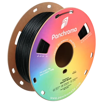 PolyMaker Panchroma PLA - Fekete /Csillogós hatás/ (Galaxy Black), 1.75mm, 1kg