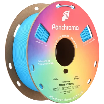 PolyMaker Panchroma PLA - Égszínkék (Matte Sky Blue), 1.75mm, 1kg