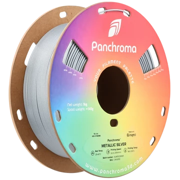 PolyMaker Panchroma PLA - Ezüst /Fémes hatás/ (Metallic Silver), 1.75mm, 1kg