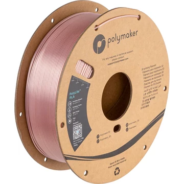 PolyMaker PolyLite PLA - Silk Rose Gold, 1.75mm, 1kg