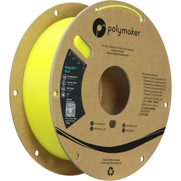 PolyMaker PolyLite PLA - Luminous Yellow (Sötétben világító sárga), 1.75mm, 1kg