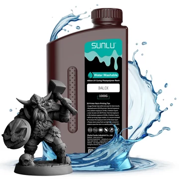 Sunlu Vízzel Mosható Resin - Fekete, 1kg