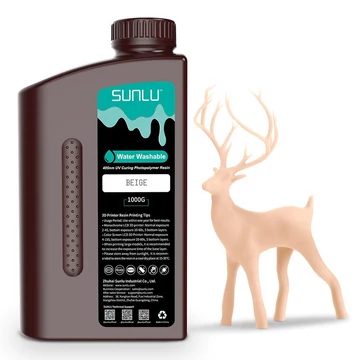Sunlu Vízzel Mosható Resin - Bézs, 1kg