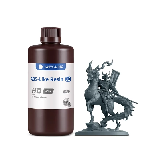 Anycubic ABS-like 3.0 Resin - HD Szürke, 1kg