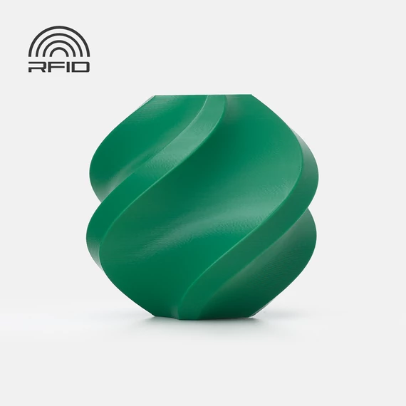 Bambu Lab PLA Basic - Zöld (Mistletoe Green), Tekercs,  1.75mm, 1kg