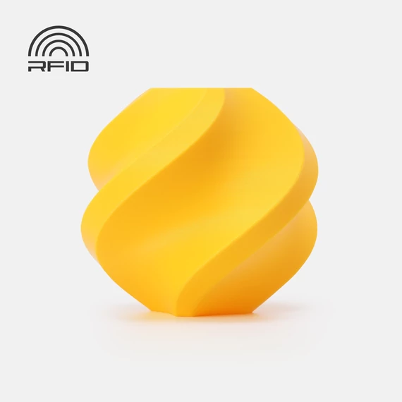 Bambu Lab PLA Basic - Sárga (Sunflower Yellow), Tekercs,  1.75mm, 1kg