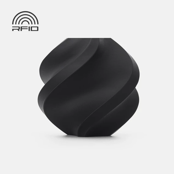 Bambu Lab PLA Pure - Absolute Black, Tekercs,  1.75mm, 1kg