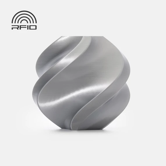Bambu Lab PLA Silk+ - Silver, Tekercs, 1.75mm, 1kg