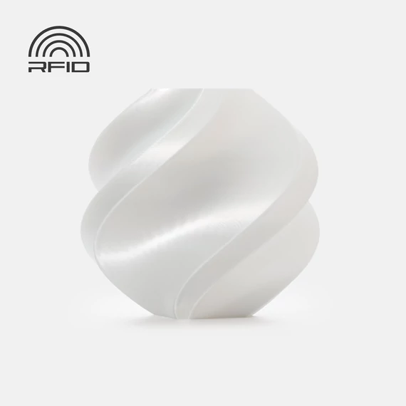 Bambu Lab PLA Silk+ - Fehér, Refill, 1.75mm, 1kg