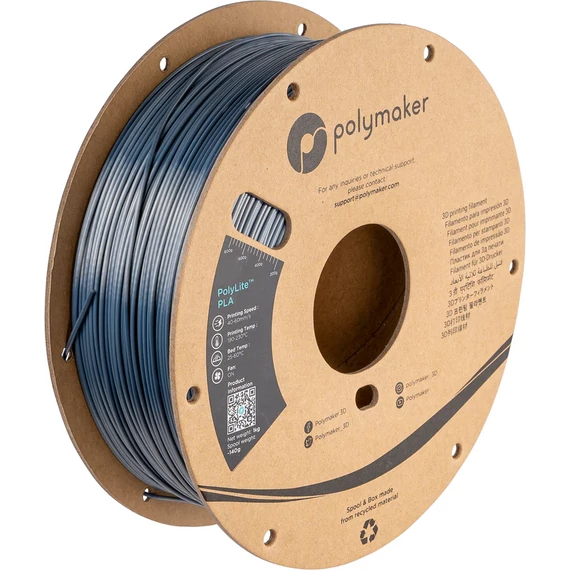 PolyMaker PolyLite PLA - Silk Chrome, 1.75mm, 1kg