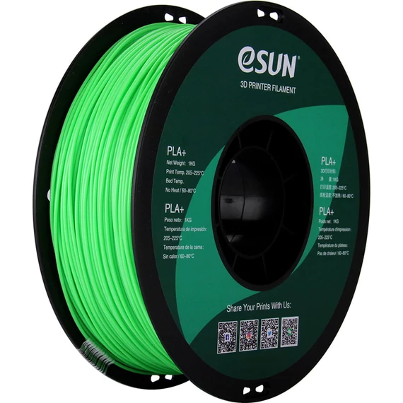 eSun PLA+ - Peak Green (zöld, neon), 1kg